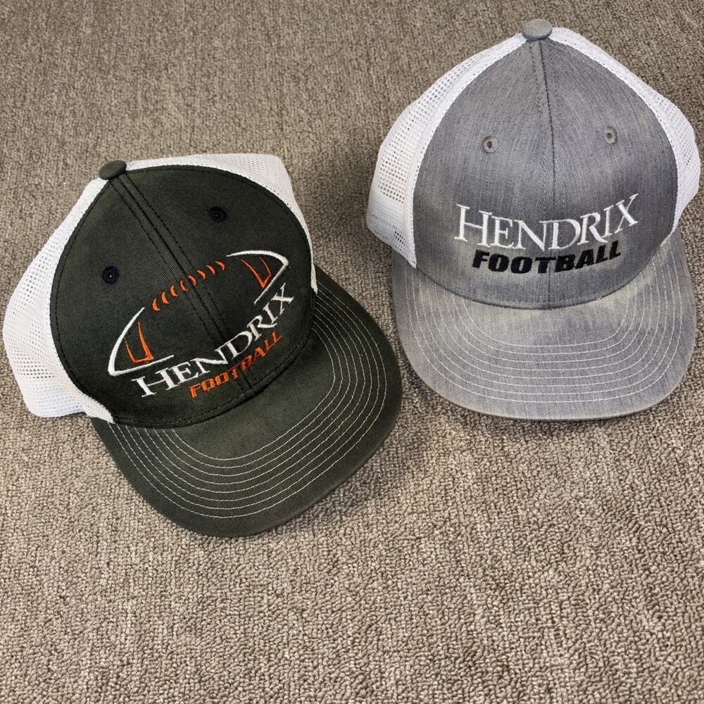 Hendrix College Football Baseball Hat Bundle SnapBack 2 Hats